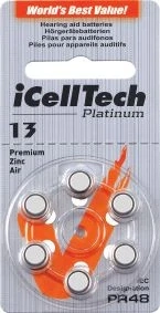 Baterie do sluchadel Icell Tech 13